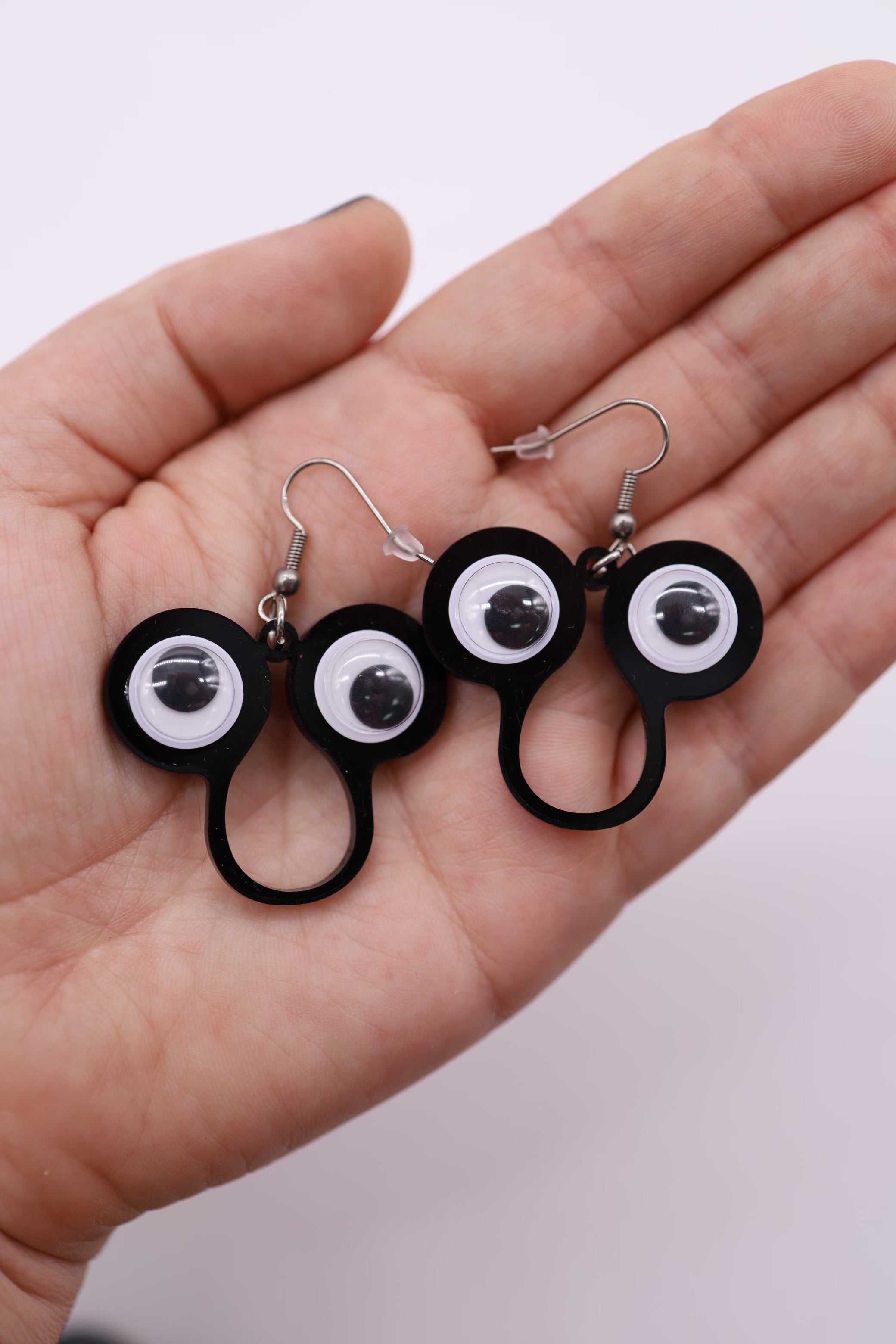Googly Eye Finger Puppet Earrings - Choose Your Color, Steal The Show | One Stop Rave Yellow